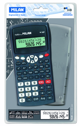 CALCULADORA MILAN CIENTIFICA NEGRA