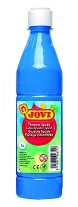TEMPERA LIQUIDA JOVI 506 500CC AZUL CYAN