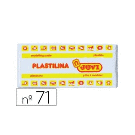 PLASTILINA, COLOR BLANCO 150GR JOVI