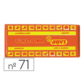 PLASTILINA, COLOR NARANJA 150GR JOVI