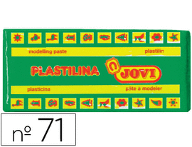 PLASTILINA, COLOR VERDE CLARO 150GR JOVI