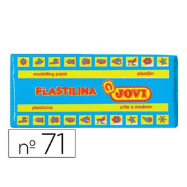 PLASTILINA, COLOR AZUL CLARO 150GR JOVI