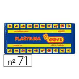 PLASTILINA, COLOR AZUL OSCURO 150GR JOVI
