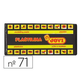 PLASTILINA, COLOR NEGRO 150GR JOVI