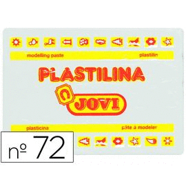 PLASTILINA, COLOR BLANCO 350GR JOVI