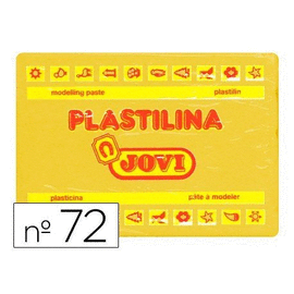 PLASTILINA, COLOR AMARILLO 350GR JOVI