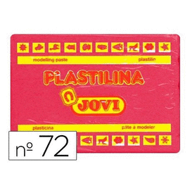 PLASTILINA, COLOR ROJO 350GR JOVI