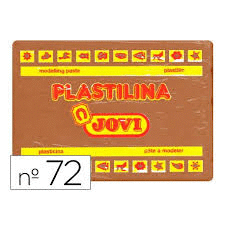 PLASTILINA, COLOR MARR�N 350GR JOVI