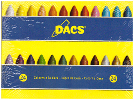 CERAS DACS 24 COLORES A LA CERA