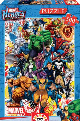 PUZZLE 500 HEROES MARVEL