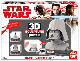 PUZZLE EDUCA 160 PZAS 3D STAR WARS DARTH VADER SCULPTURE