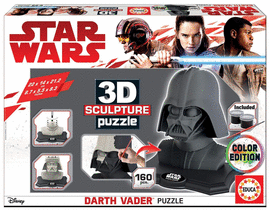 PUZZLE EDUCA 160 PZAS 3D STAR WARS DARTH VADER SCULPTURE COLOR EDITION