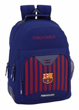 MOCHILA DOBLE CANTONERAS ADAPTABLE CARRO FCB 1� EQUIP 18/19. SAFTA