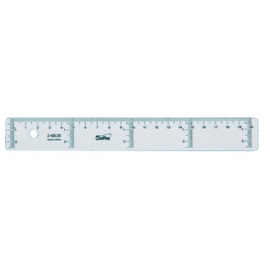 REGLA PL�STICO SAFTA 20 CM