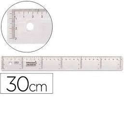 REGLA PL�STICO SAFTA 30 CM
