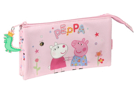 PORTATODO TRIPLE PEPPA PIG
