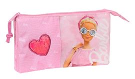 PORTATODO TRIPLE BARBIE GIRL. ESTUCHE