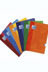 LIBRETA A5 48H 90G. 6X6CM CUADRICULA COLORES SURTIDOS OXFORD