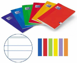 LIBRETA A5 48H PAUTA MONTESSORI 5MM OXFORD
