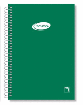 BLOC ESPIRAL 4� 80H 60GR CUADRICULA 4MM COLORES SURTIDOS. PACSA