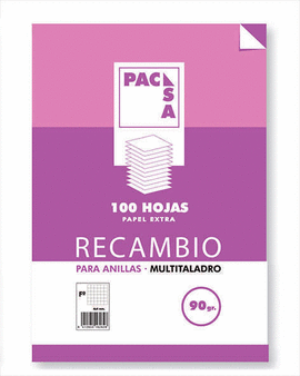 RECAMBIO F� 100H 90GR CUADRO 4MM MULTITALADRO