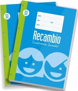 RECAMBIO F� 100H 70G CUADROVIA 5MM 4 ARGOLAS
