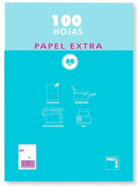 FOLIOS A4 80 GRS 100H LISO PACSA PAPEL