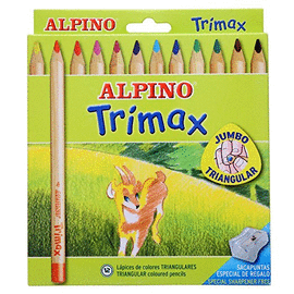 LPICES ALPINO TRIMAX 12 COLORES ALPINO AL000113 - PACK DE 12 LPICES 