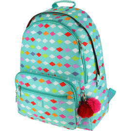 MOCHILA 42CM THANKS ROMBOS. GRAFOPLAS