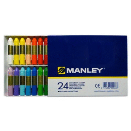 CERAS DE COLOR MANLEY 24 UDS