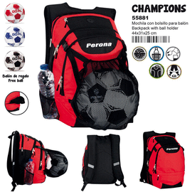 MOCHILA DAYPACK PR CHAMPIONS+ BALON
