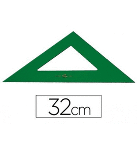 ESCUADRA FABER 32CM VERDE 566-32