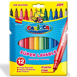 CARIOCA - BOLSA DE CART�N CON 12 ROTULADORES (A11100012)