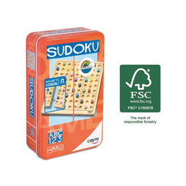 JUEGO DE MESA SUDOKU METAL BOX