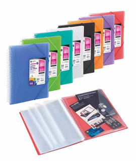 CARPETA ARCHIVEX-STAR ESPIRAL 50 FUNDAS NARANJA