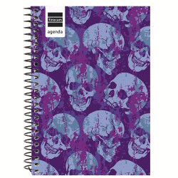 AGENDA ESCOLAR 8� SKULLS SEMANA VISTA 16-17