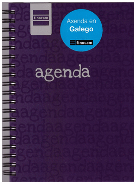 AXENDA ESCOLAR 8 LEO MORADO SEMANA VISTA 16-17