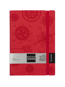 AGENDA 18 MESES TRAVEL Y10 SEMANA VISTA MULTILING�E 2018-2019 ROJO FINOCAM