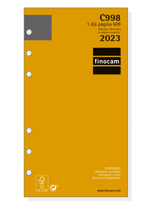 RECAMBIO ANUAL 2023 FINOCAM 609 C998 DP