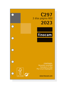 RECAMBIO ANUAL 2023 FINOCAM 602 C297 2DP