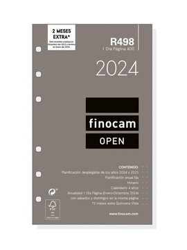 RECAMBIO ANUAL 2024 400 DP R498