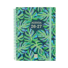 AGENDA ESCOLAR DIVA CUARTO SEMANA VISTA HORIZONTAL 26-27 SELVA FINOCAM