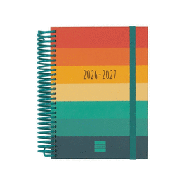 AGENDA ESCOLAR DIVA OCTAVO DIA PAGINA 26-27 COLORS FINOCAM