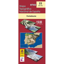 PONTEDEUME 22 MAPA TOPOGRAFICO 1.50000