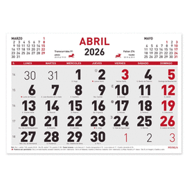 CALENDARIO MENSUAL 2026 MYRGA 30X21