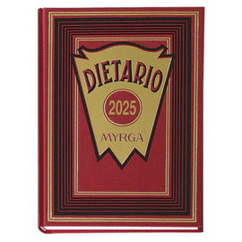 DIETARIO 2025 CUARTO DP ROJO MYRGA