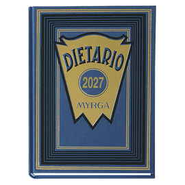 DIETARIO 2027 CUARTO AZUL 4� MYRGA
