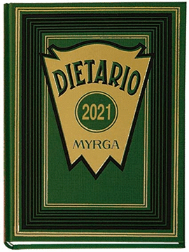 DIETARIO MYRGA 2022 VERDE 8� 18 X 12,5 CM OCTAVO REF. 2115VE