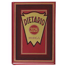 DIETARIO MYRGA 8� 2026 DIA PAGINA ROJO