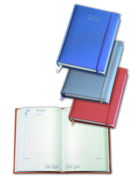 AGENDA MYRGA 2017 PE�AFIEL PLUS 15X21 D/P AZUL
